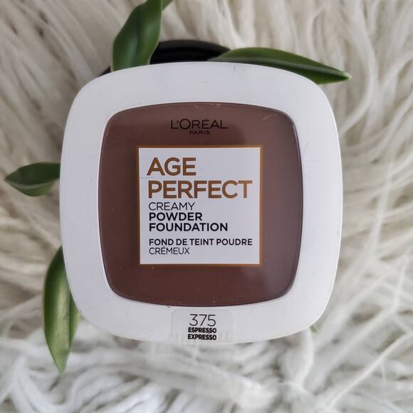 L'Oreal Age Perfect Creamy Powder Foundation Bundle Espresso 375 - Picture 1 of 4